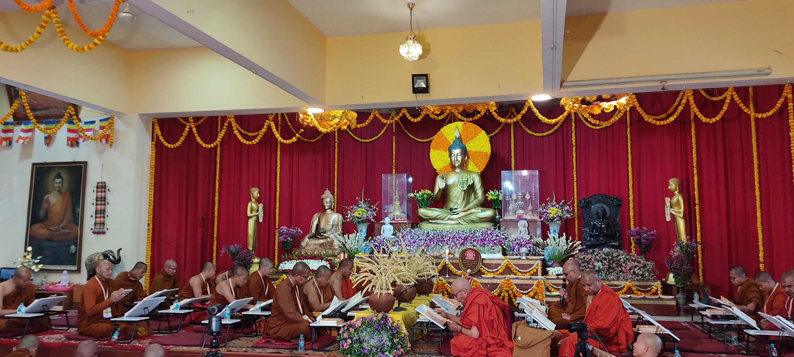 BUDDA IN COLLABORATION WITH INTERM TIPITAKA CHANTING  IN BENGALURU